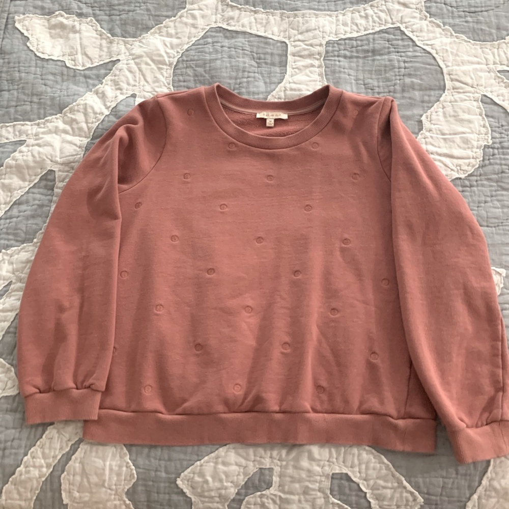 Skies Are Blue size M pink sweatshirt